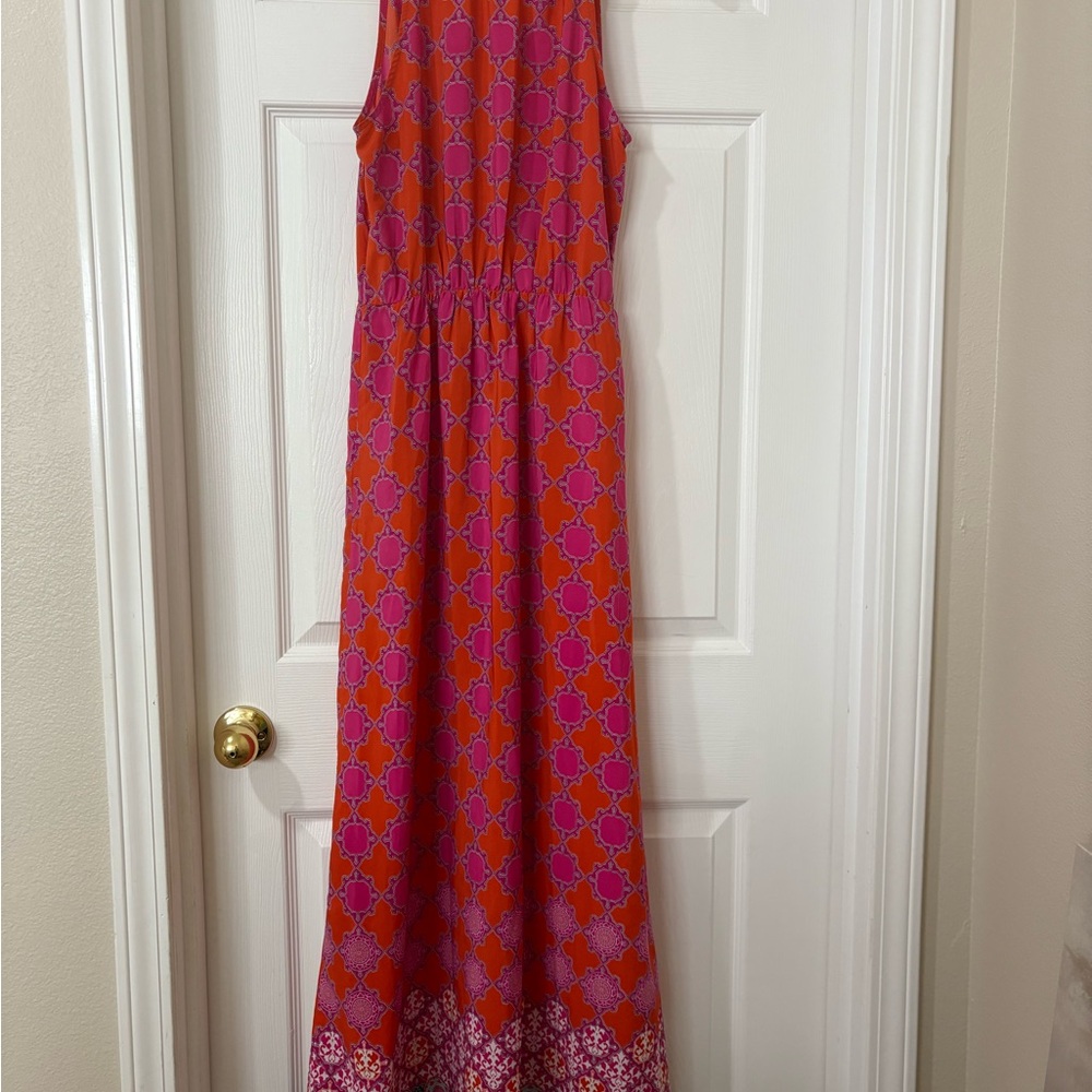 Pink and Orange maxi Dress by Banana Republic - Picture 9 of 9